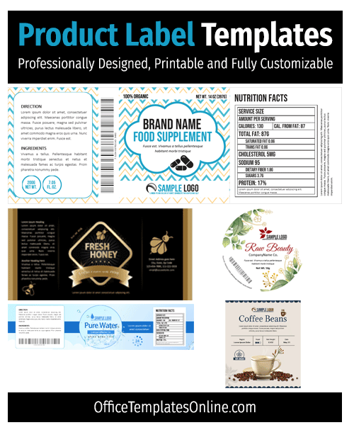 Free Printable Food Label Templates For Word: A Comprehensive Guide to Labeling Food Products