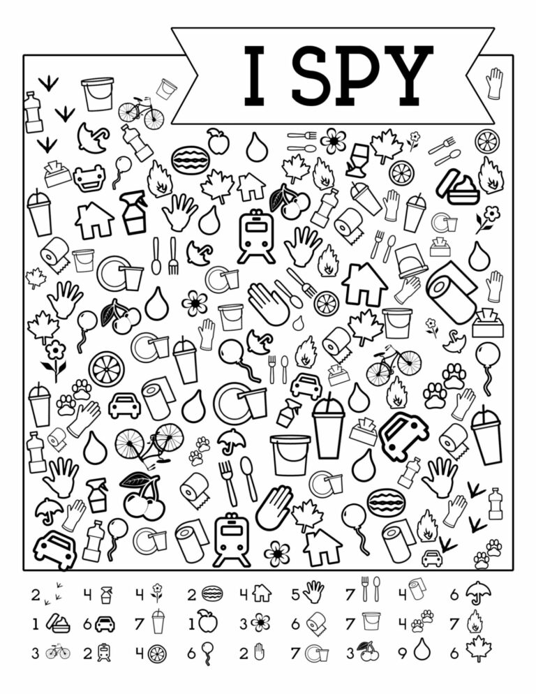 Free Printable I Spy Worksheets Pdf: Engage and Educate with Visual Fun