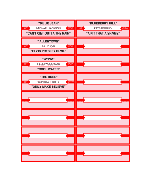 Free Printable Jukebox Label Template: A Comprehensive Guide