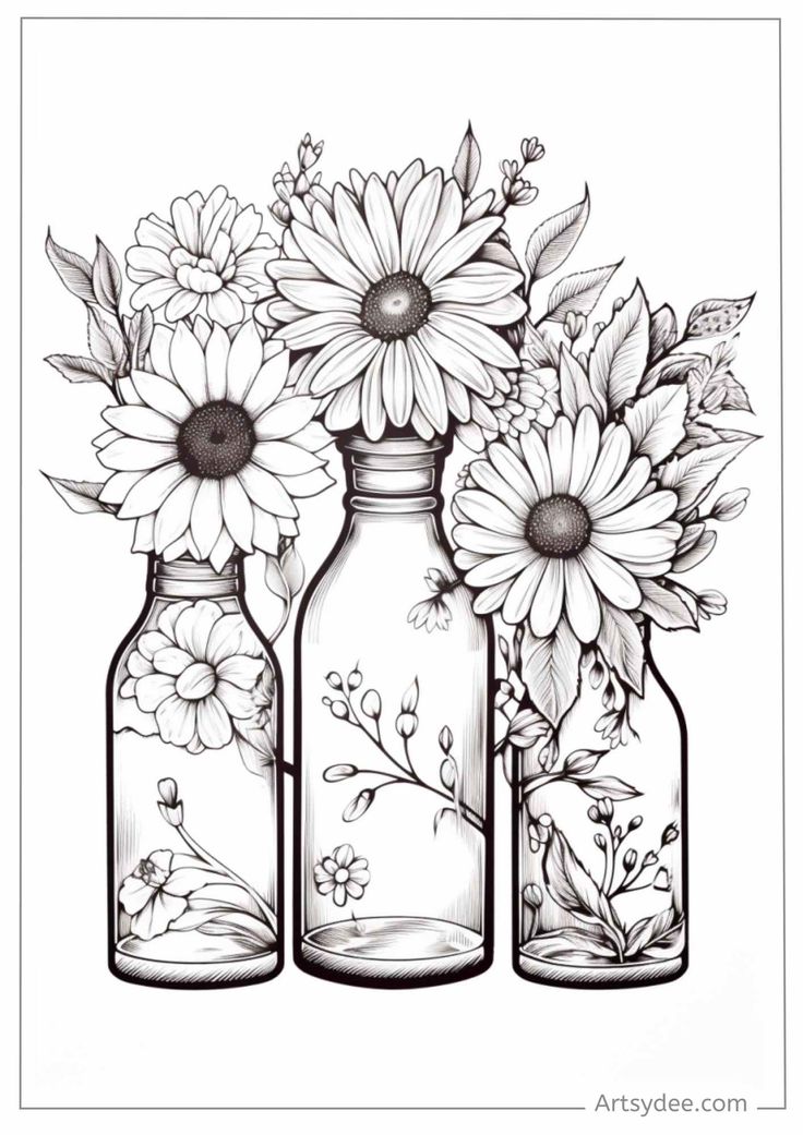 Free Printable Spring Flowers Coloring Pages: A Canvas for Creativity and Relaxation