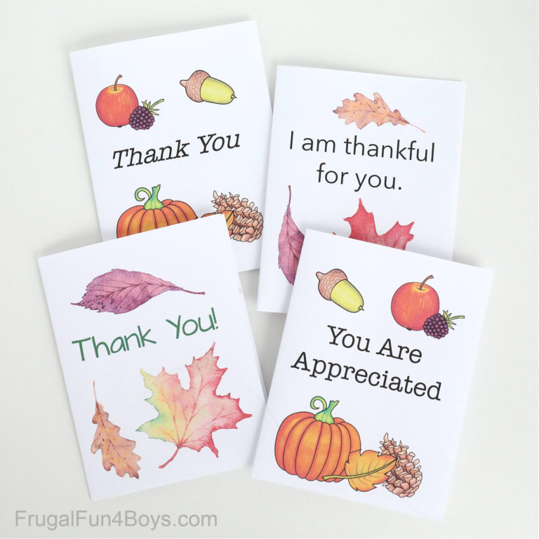 Free Printable Thanksgiving Cards: Express Gratitude with Style