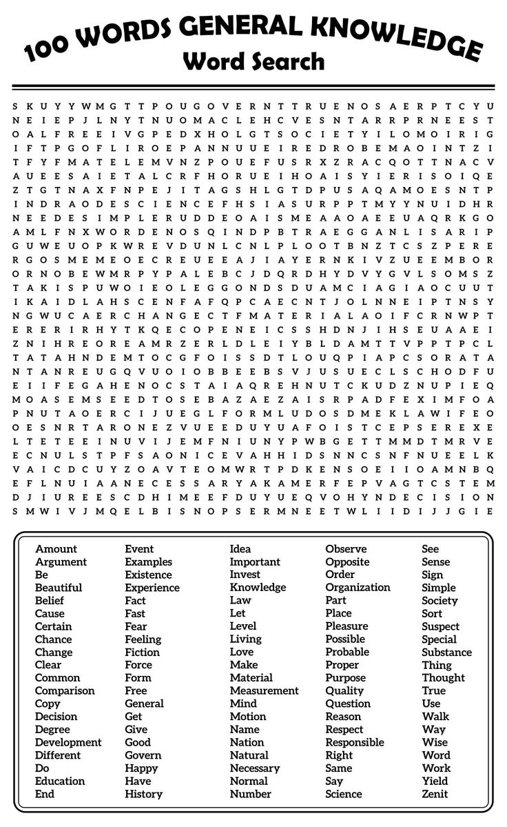 Free Printable Word Searches For Adults: Engage Your Mind and Expand Your Knowledge