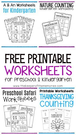 Free Printable Worksheets: A Comprehensive Guide for Preschoolers