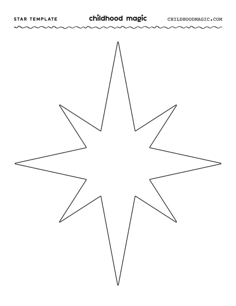 Free Template Of Stars Printable: A Guide To Creating, Customizing, And Using Star Templates