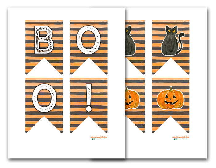 Frighteningly Fun: Create Your Own Free Printable Halloween Banner