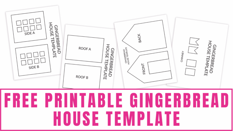 Gingerbread House Template Printable Pdf: The Ultimate Guide