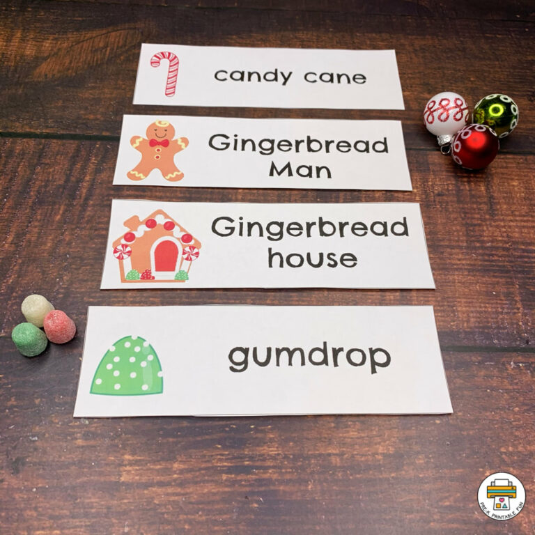 Gingerbread Man Printable: A Sweet and Educational Treat