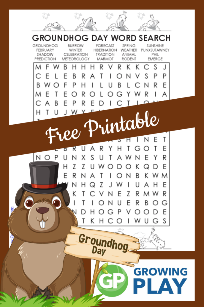 Groundhog Day Printable Word Search: A Fun and Educational Activity for All Ages