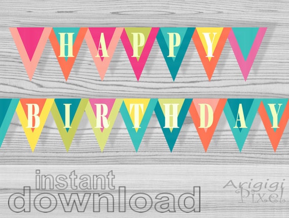 Happy Birthday Banner Printable: Create Custom Banners for Memorable Celebrations