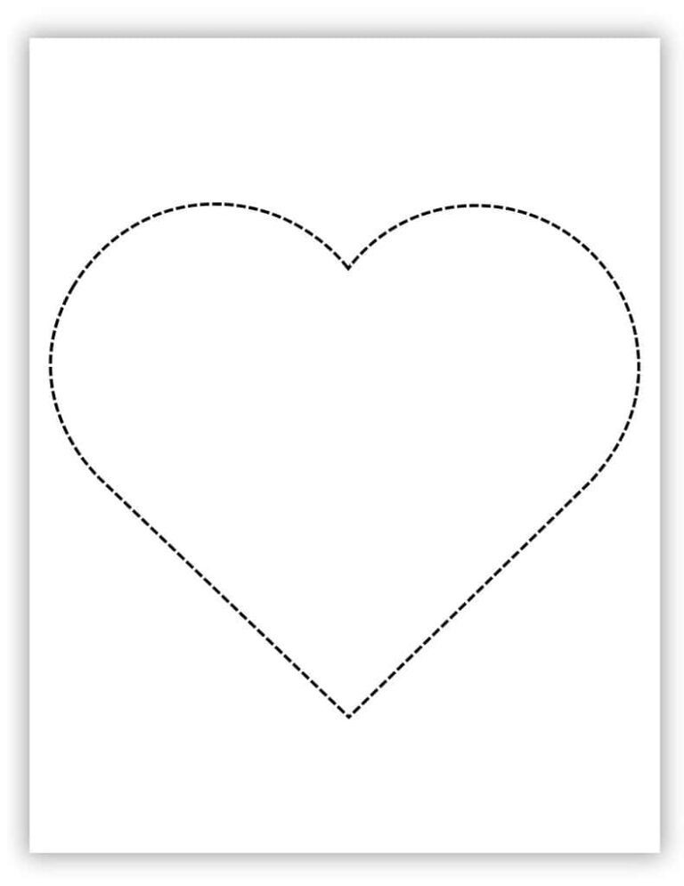 Heart Shape Printable Worksheet: A Versatile Tool for Learning and Creativity