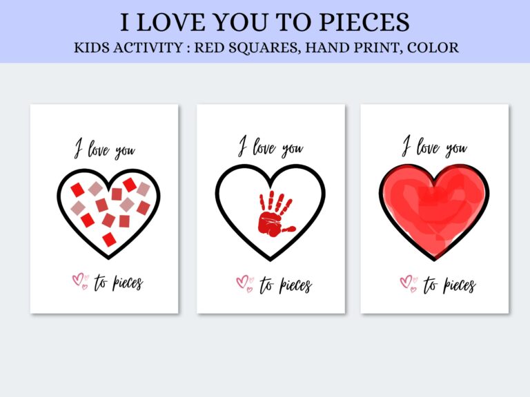 I Love You To Pieces Printable: A Treasured Keepsake to Express Your Heartfelt Love
