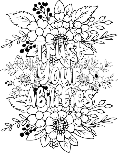 Inspirational Quotes Coloring Pages Printable: Unlocking Creativity and Mindfulness