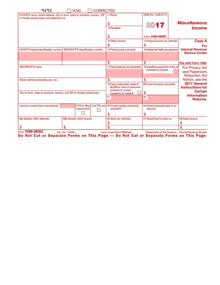 IRS 1099 Printable Form: A Comprehensive Guide to Downloading, Filling, and Filing