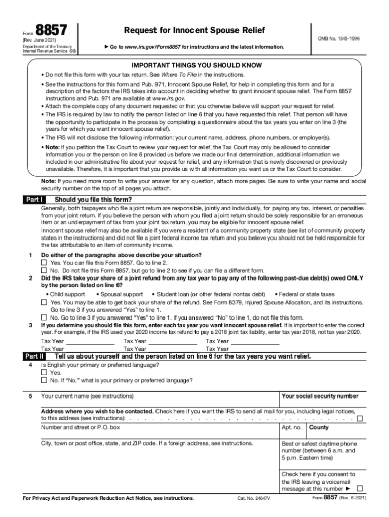 IRS Form 8857 Printable: A Comprehensive Guide for Hassle-Free Filing