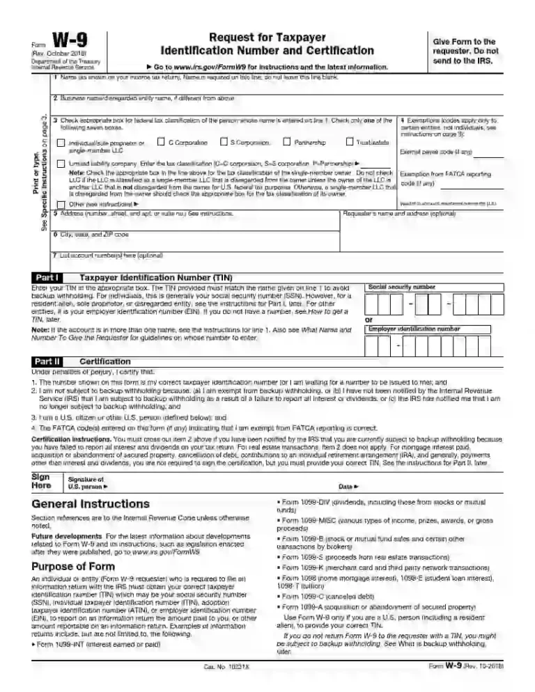 IRS W-9 Printable Form: A Comprehensive Guide to Accurate Completion and Submission