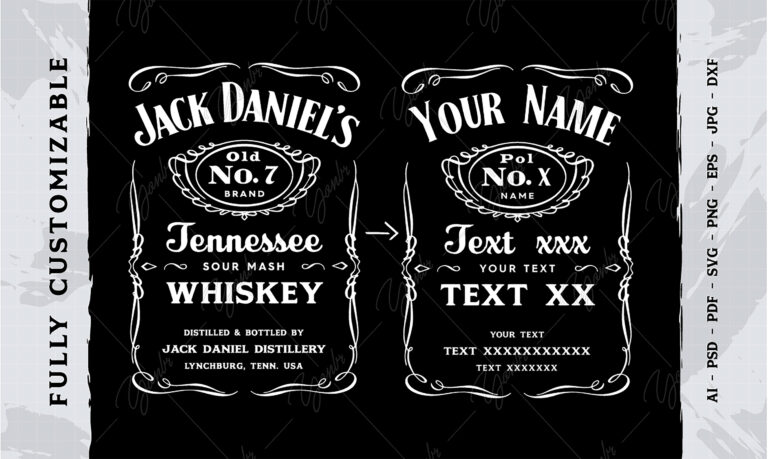 Jack Daniels Printable Label: A Guide to Customization and Design