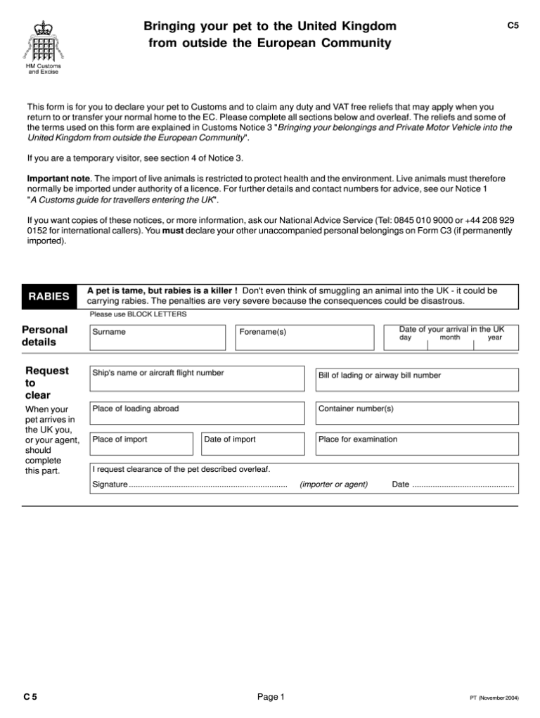 Jamaica C5 Printable Form: A Comprehensive Guide to Filling and Submitting
