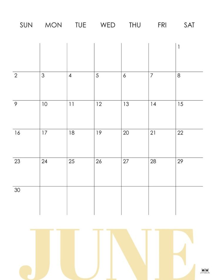 June 2024 Calendar Printable: Stay Organized and Plan Ahead