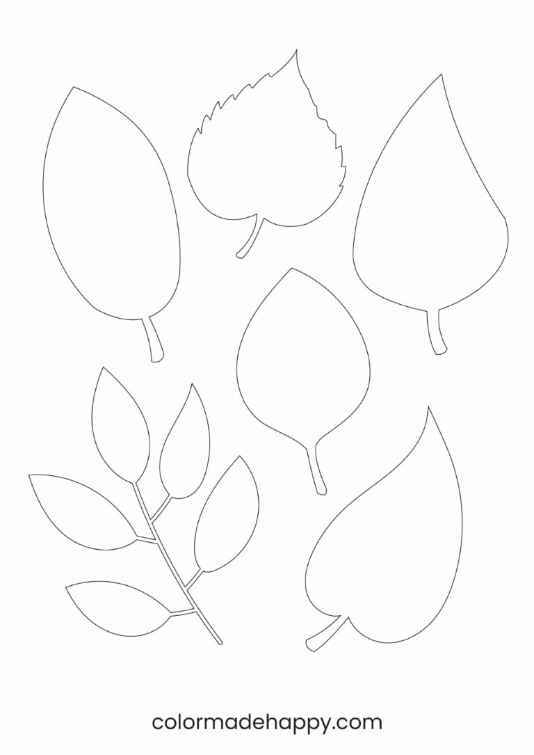 Leaf Template Printable: A Comprehensive Guide for Artists and Designers