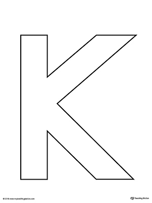 Letter K Template Printable: A Comprehensive Guide for Educators and Parents