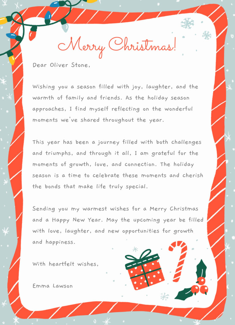 Letter To Santa Printable: A Festive Way to Spread Christmas Cheer