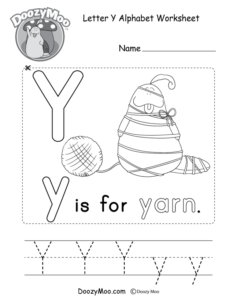 Letter Y Printable Worksheets: A Fun and Effective Way to Learn