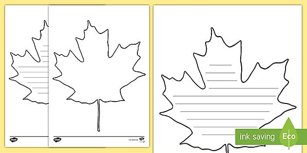 Maple Leaf Outline Printable: A Symbol of Canada’s Heritage and Culture