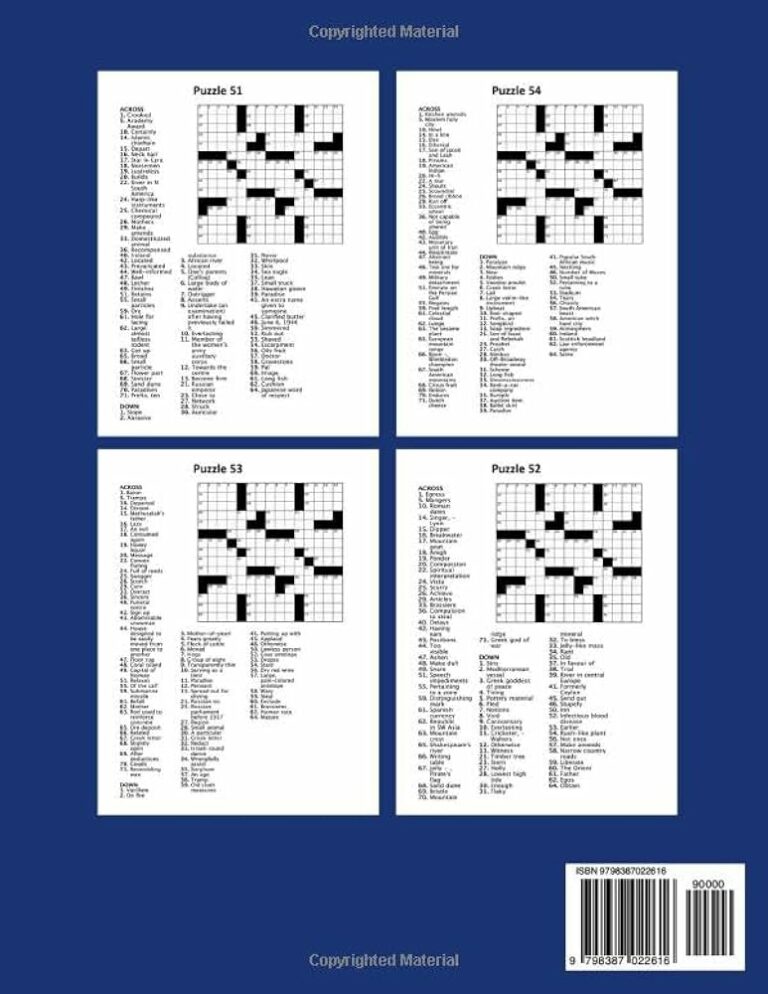 Medium Hard Crossword Puzzles Printable: A Guide to Solve and Create