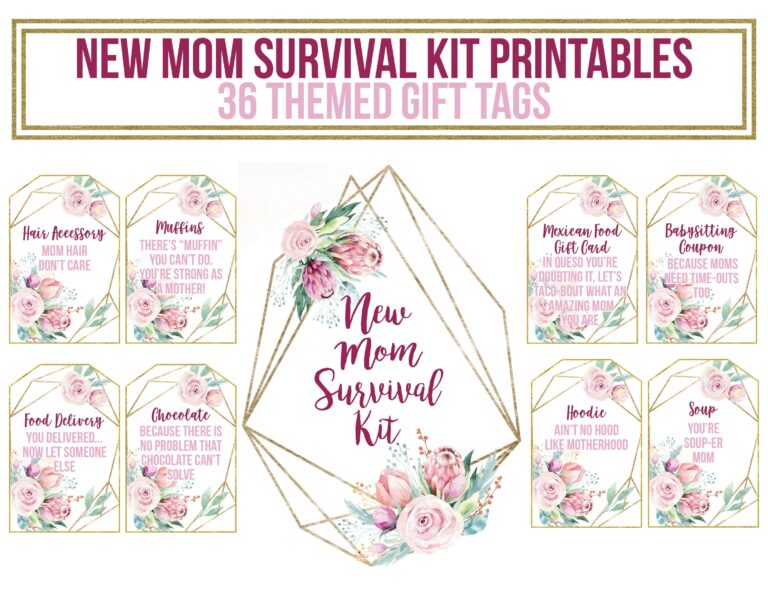 Mommy Survival Kit Printable Label: The Ultimate Guide to Designing and Using Custom Labels