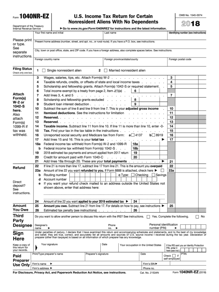 Navigating Tax Season with Ease: A Guide to the Printable 1040ez Form