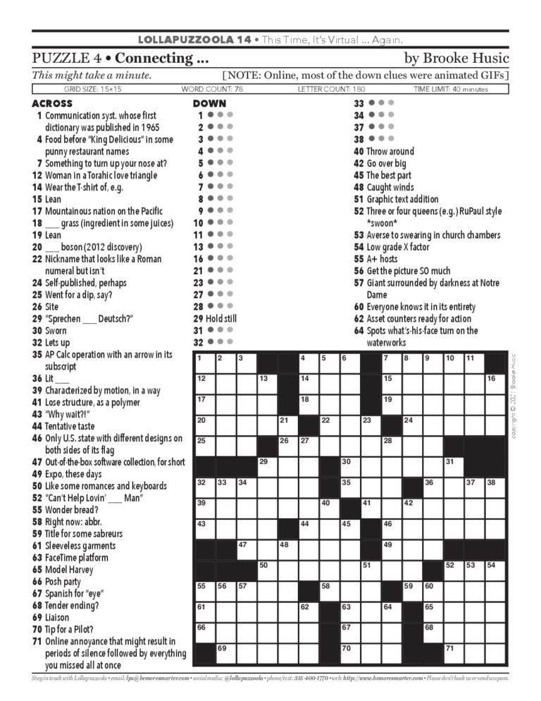 New York Times Sunday Crossword Printable: A Guide to Solving the Classic Puzzle