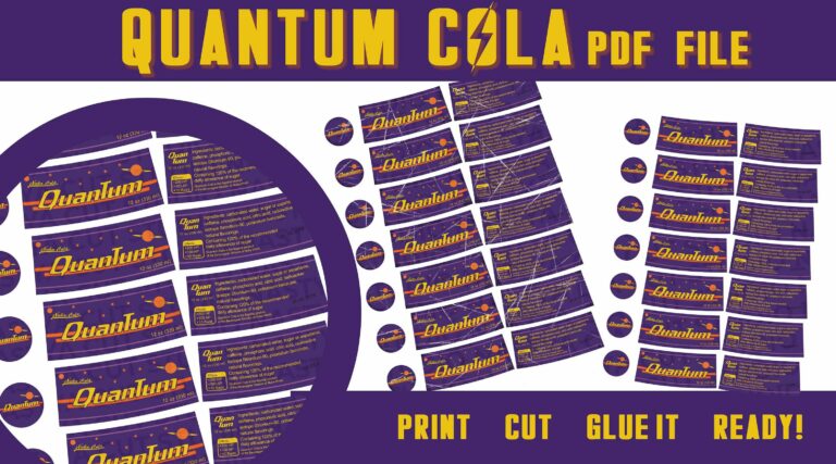 Nuka Cola Quantum Printable Label: A Refreshing Guide to Creating Your Own