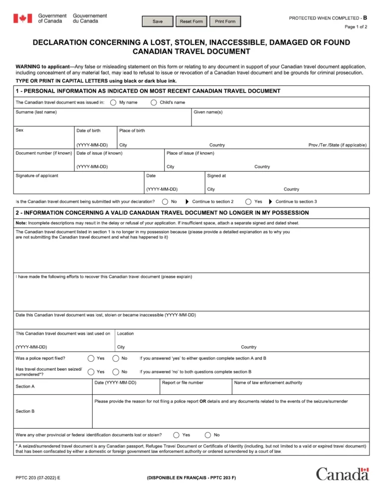 Pptc 203 Printable Form: A Comprehensive Guide to Filling and Submitting