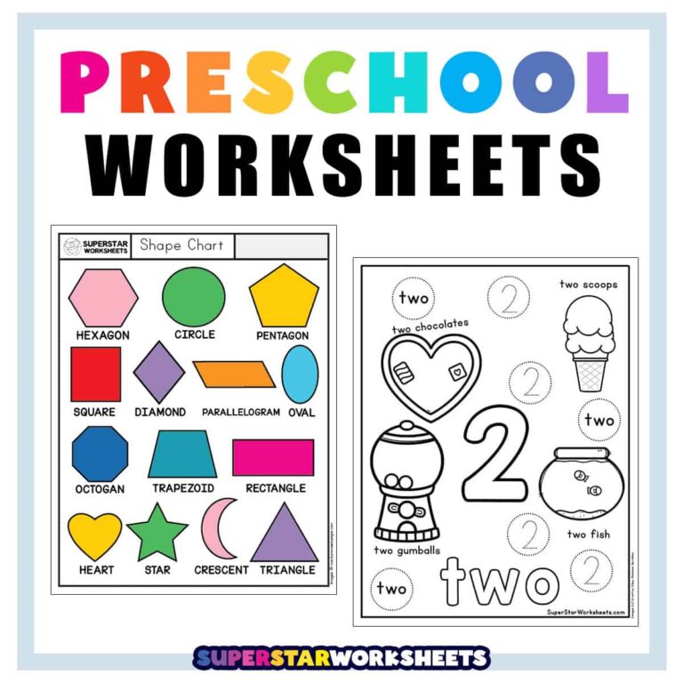 Pre K 4 Printable Worksheets: A Comprehensive Guide for Early Childhood Educators