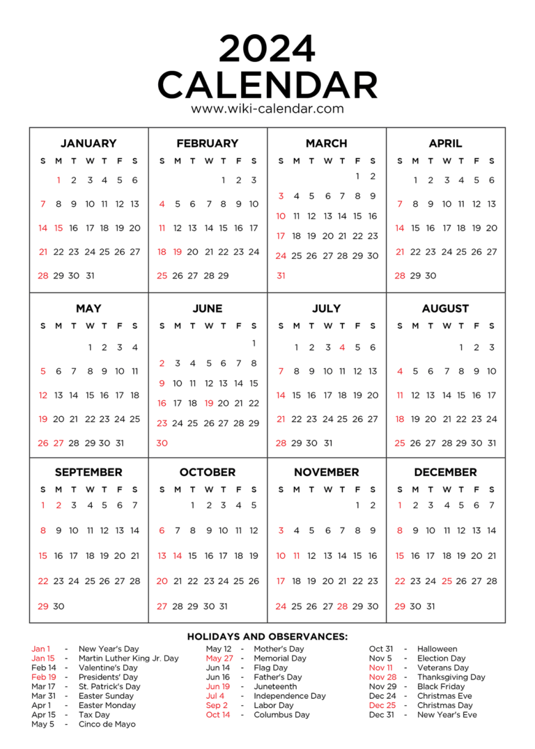 Printable 2024 Calendar: A Guide to Types, Customization, and Creative Uses