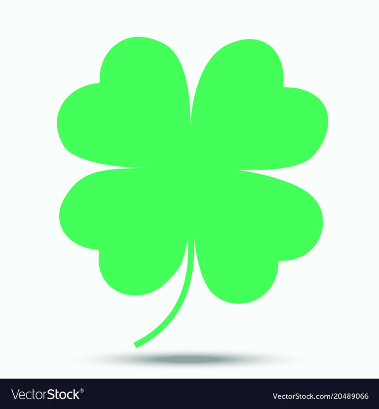 Printable 4 Leaf Clover: A Symbol of Luck and Good Fortune