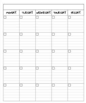 Printable 5 Day Calendar: A Guide to Creating and Using Effective Calendars