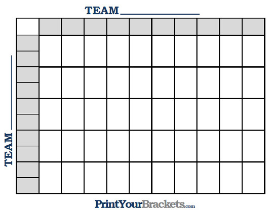 Printable 50 Square Football Pool: A Comprehensive Guide to Gridiron Gaming