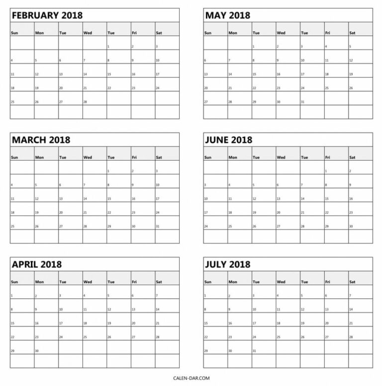 Printable 6 Month Calendar: A Comprehensive Guide to Planning and Organization