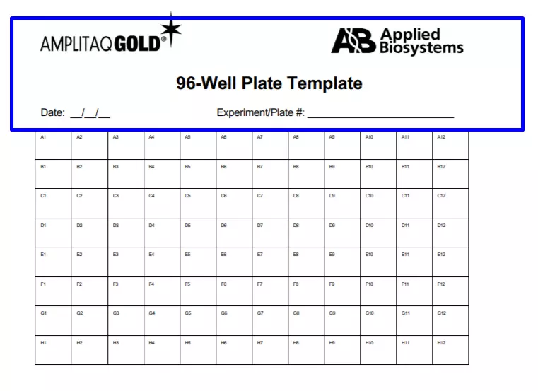 Printable 96 Well Plate Template: A Comprehensive Guide to Design, Customization, and Applications