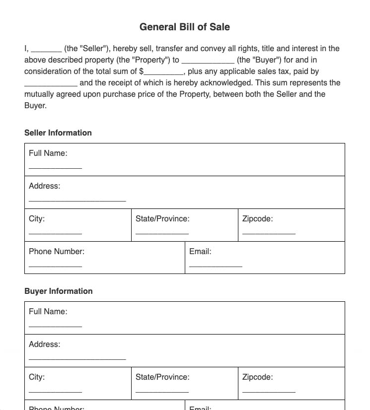 Printable Bill of Sale: A Comprehensive Guide for Secure and Efficient Transactions