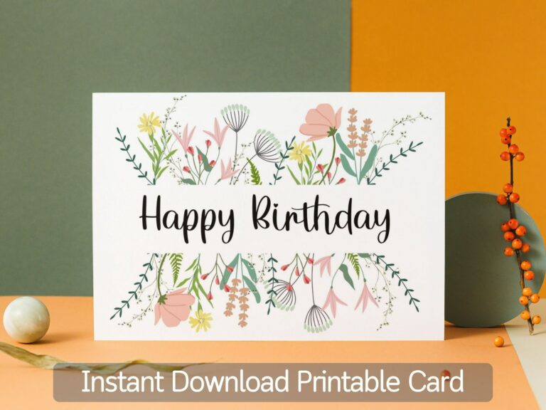 Printable Birthday Cards Free: Elevate Your Celebrations with Personalized Designs