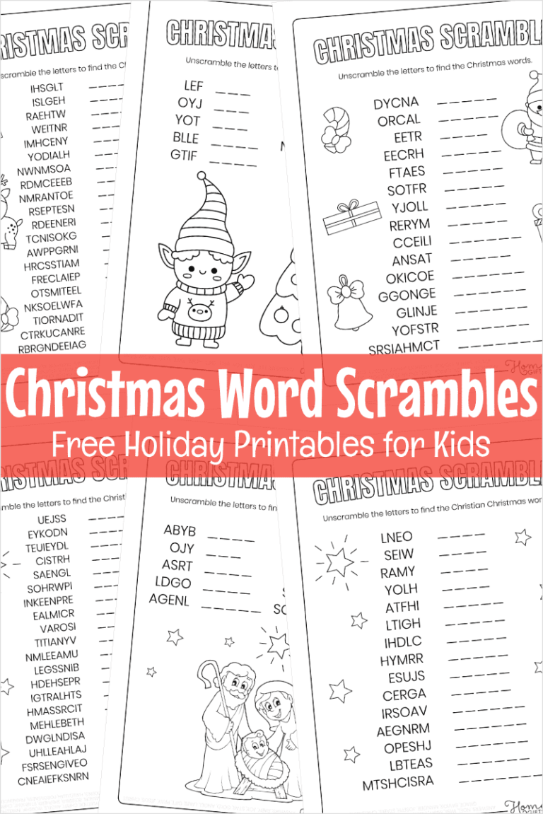 Printable Christmas Word Scramble With Answers: A Festive Twist on Word Puzzles