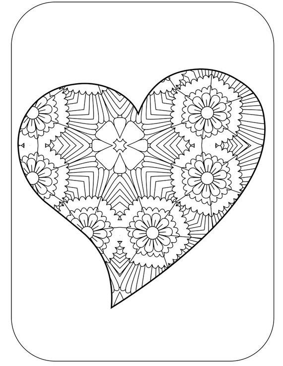 Printable Coloring Pictures Of Hearts: A Heartfelt Guide To Relaxation And Creativity