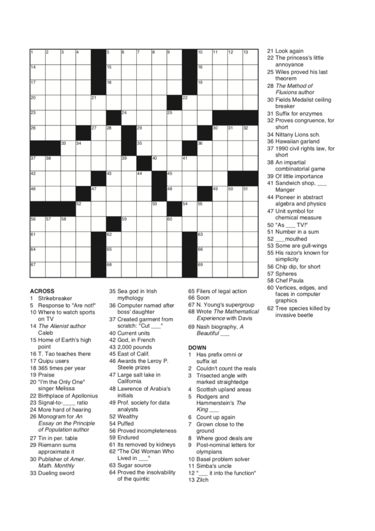 Printable Crossword Free: The Ultimate Guide to Solving and Customizing