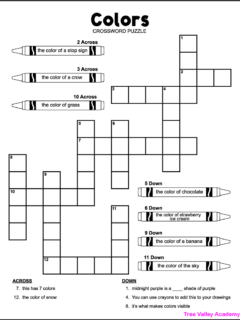 Printable Crosswords For 9 Year Olds: A Fun and Educational Activity