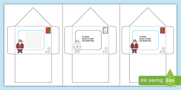 Printable Envelopes From Santa: A Guide to Creating Festive and Memorable Envelopes