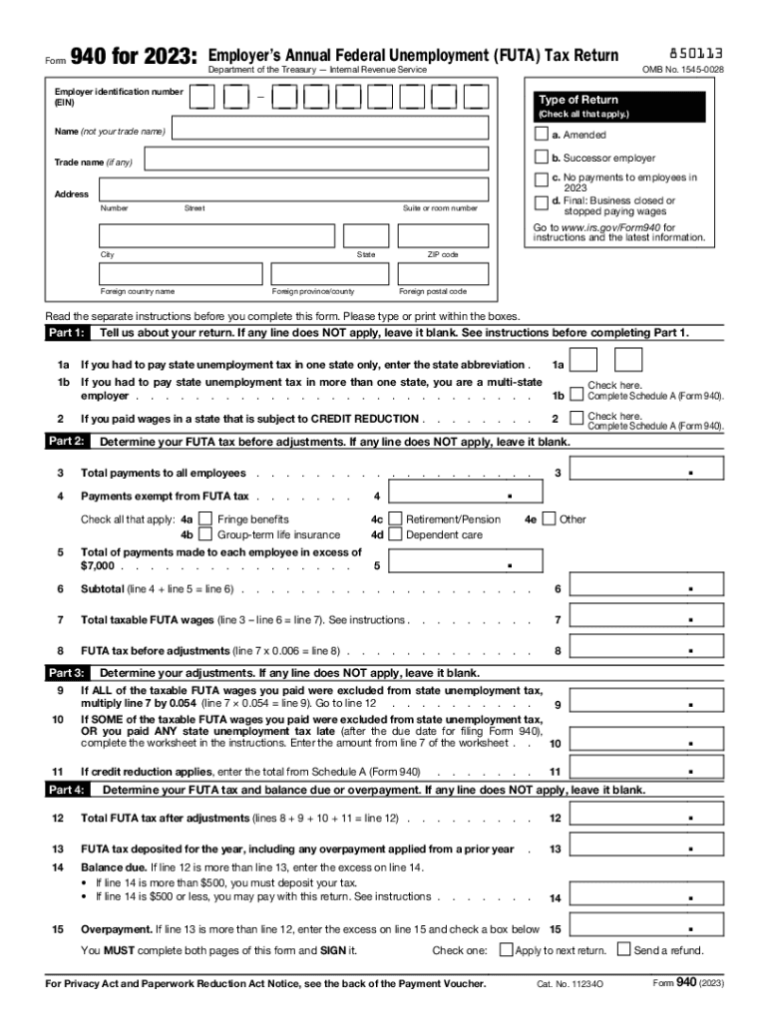 Printable Form 940: A Comprehensive Guide to Filing and Understanding