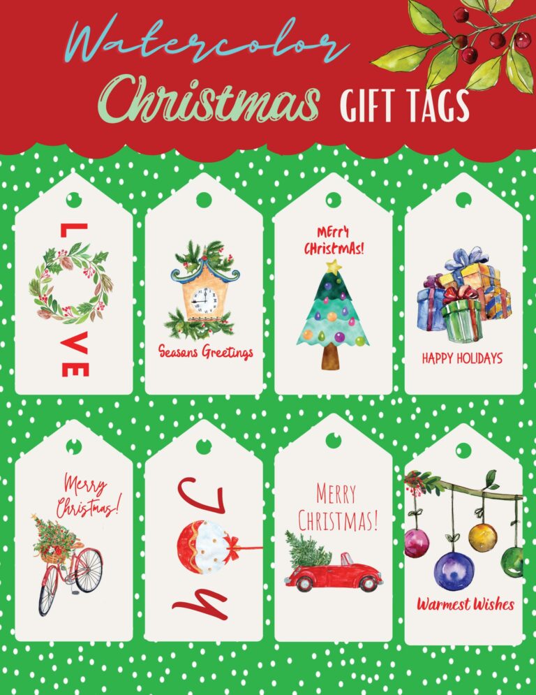 Printable Gift Tags: A Creative and Convenient Way to Add a Personal Touch