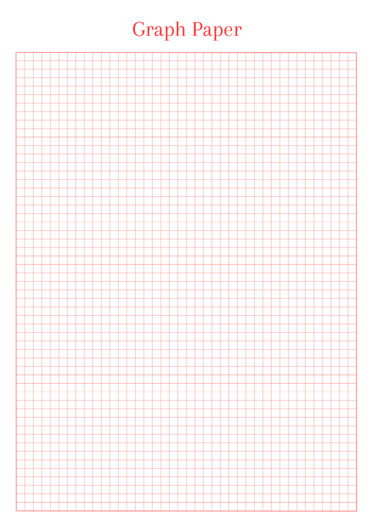 Printable Graph Paper: A Versatile Tool for Visualizing and Analyzing Data